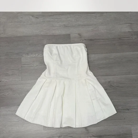 white christmas dresses Women's Denim Strapless Dress main image 0